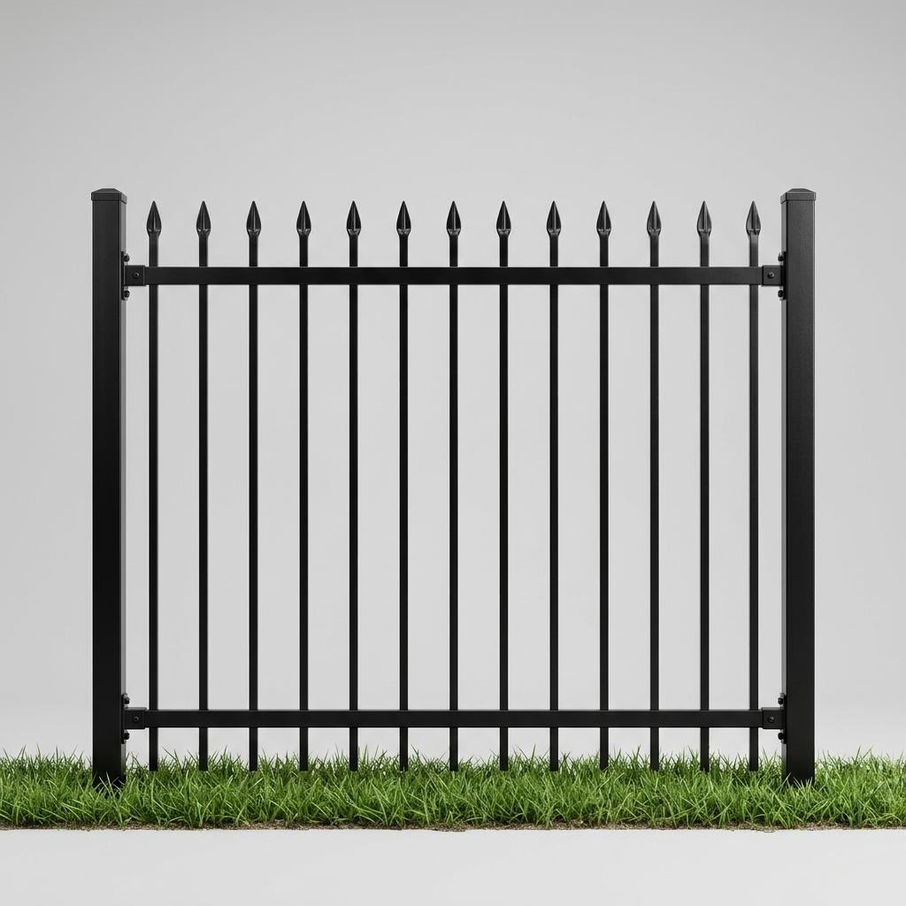 Spear Top style aluminum fencing