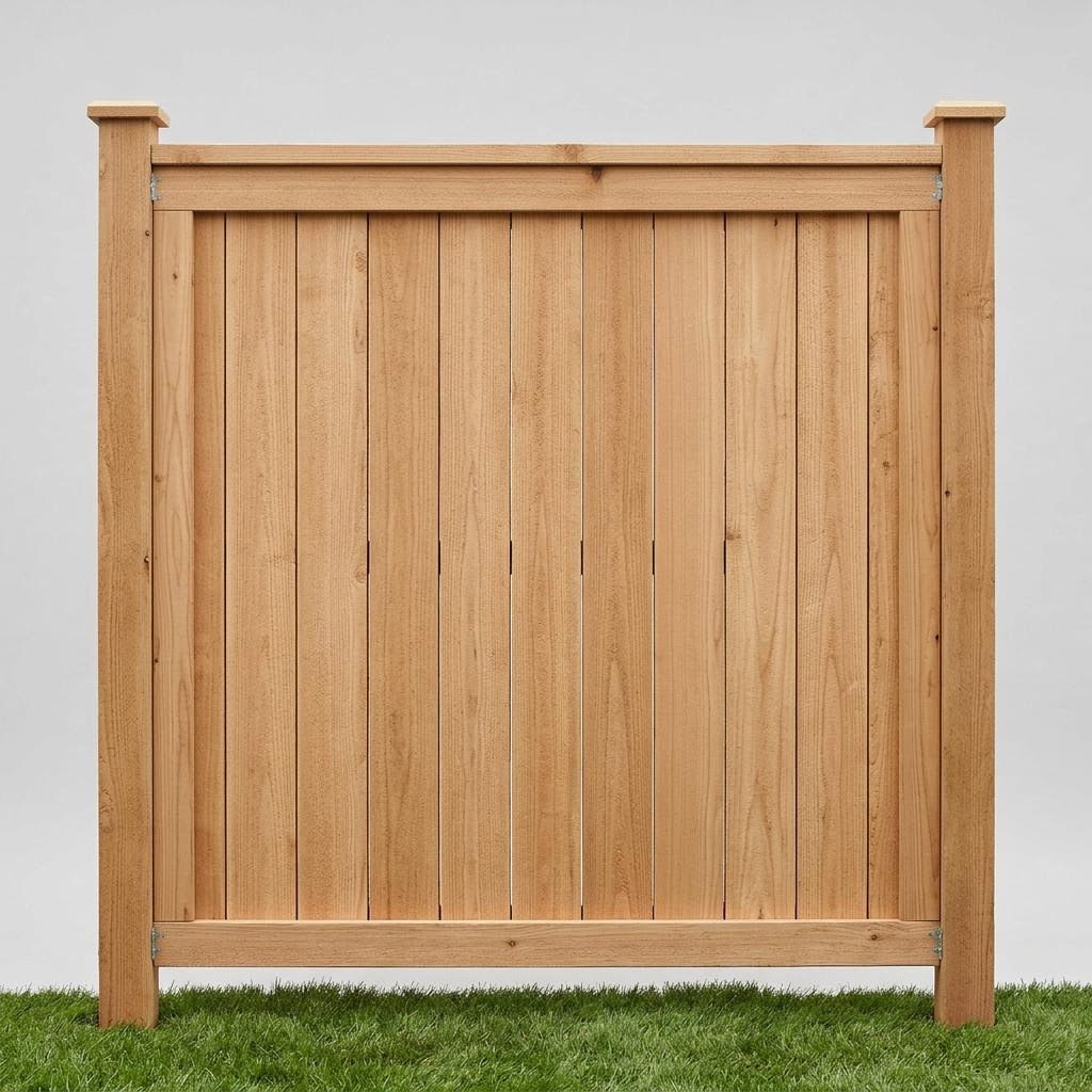 Picture Frame style cedar fencing