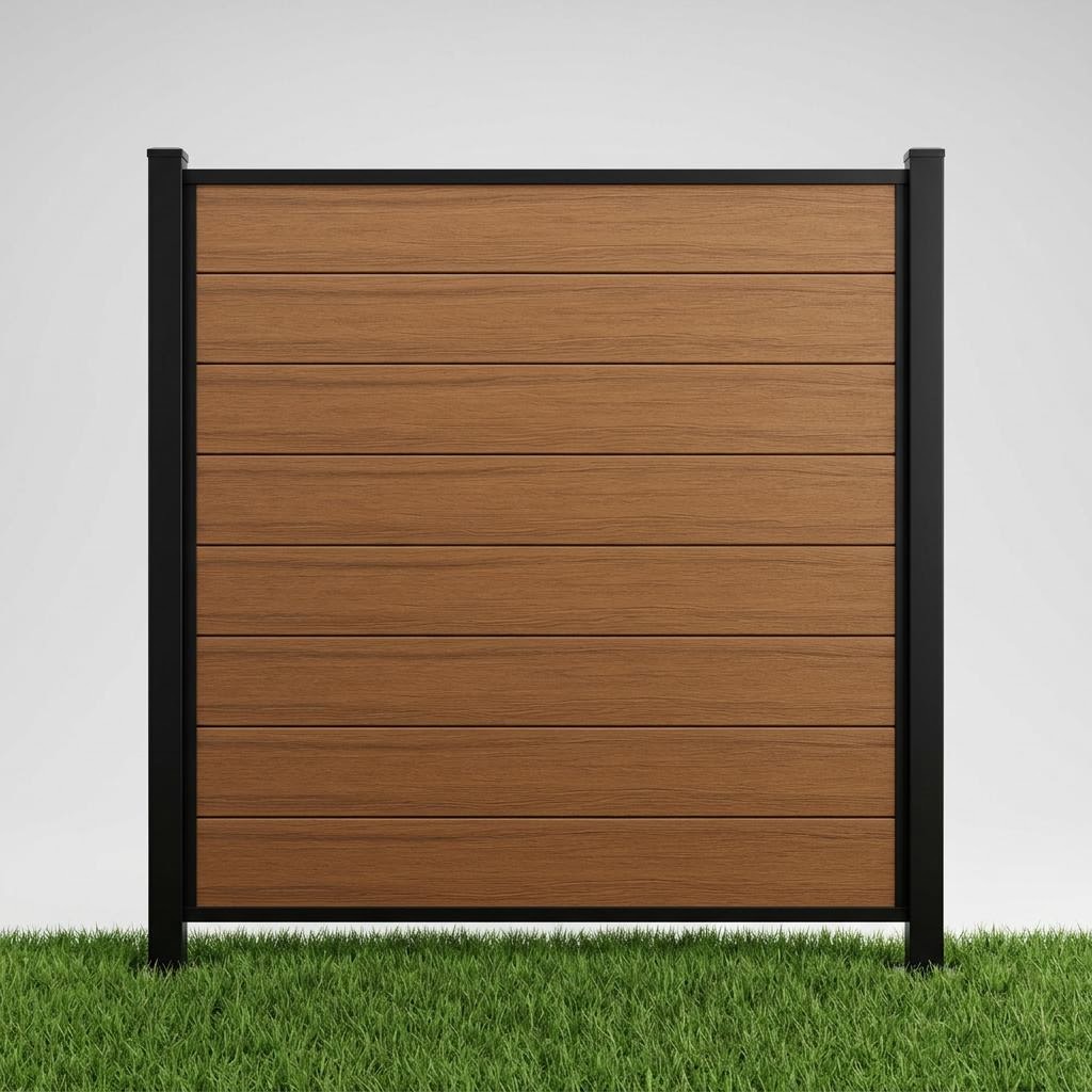 Trex Horizons (Modern Horizontal) style composite fencing