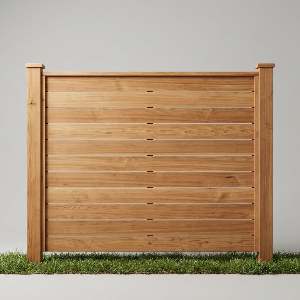 Continuous style horizontal fencing