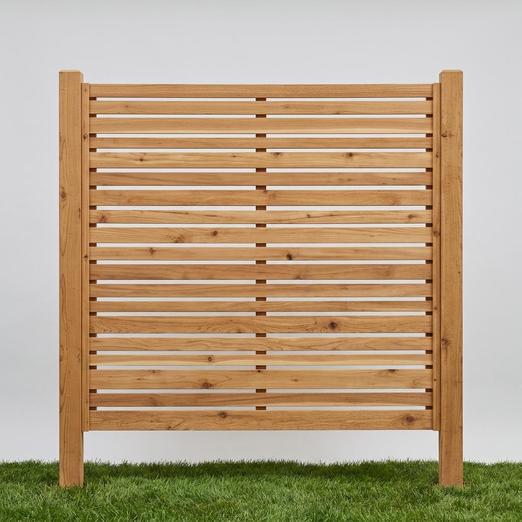 Spaced (Semi-Privacy) style horizontal fencing