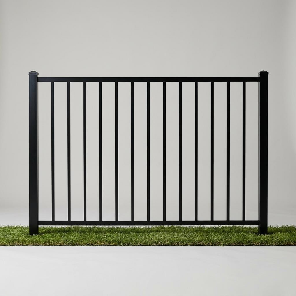 Aluminum style pool fencing
