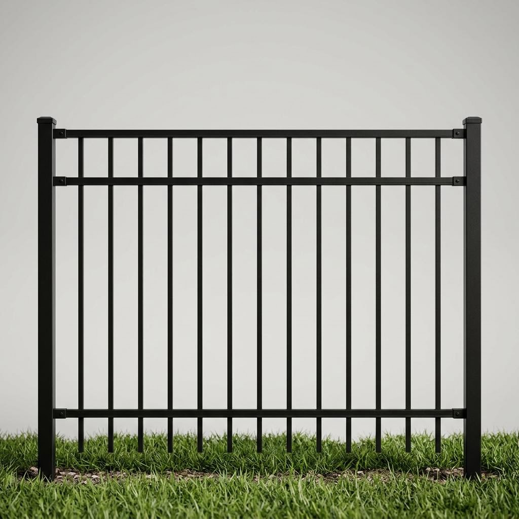 Ornamental Iron style pool fencing