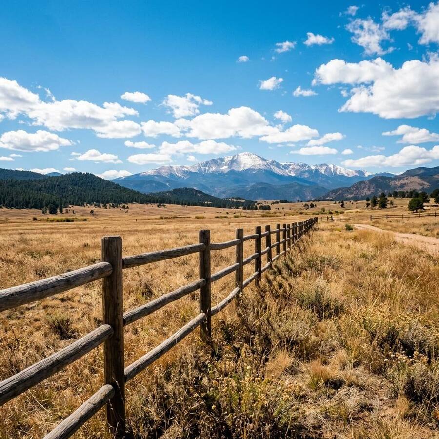 Split rail fence installation