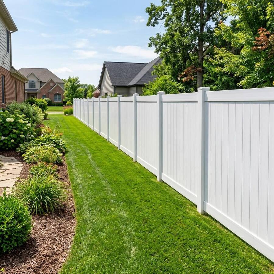 Vinyl fencing